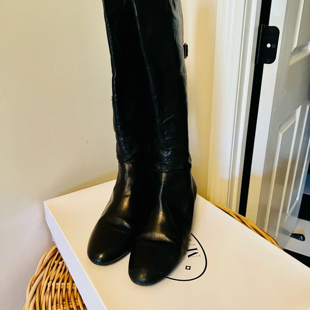 Steve Madden Black Over the Knee Boots